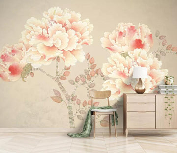 3D Pink Peony WC17 Wall Murals Wallpaper AJ Wallpaper 2 