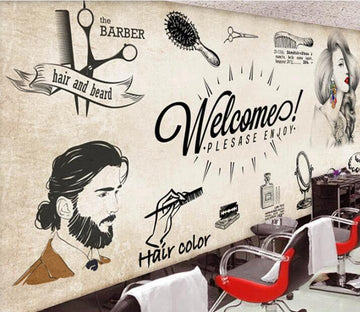 3D Girl On Fire 1557 Wall Murals