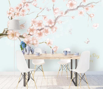 3D Elegant Flower Branches 1073 Wall Murals