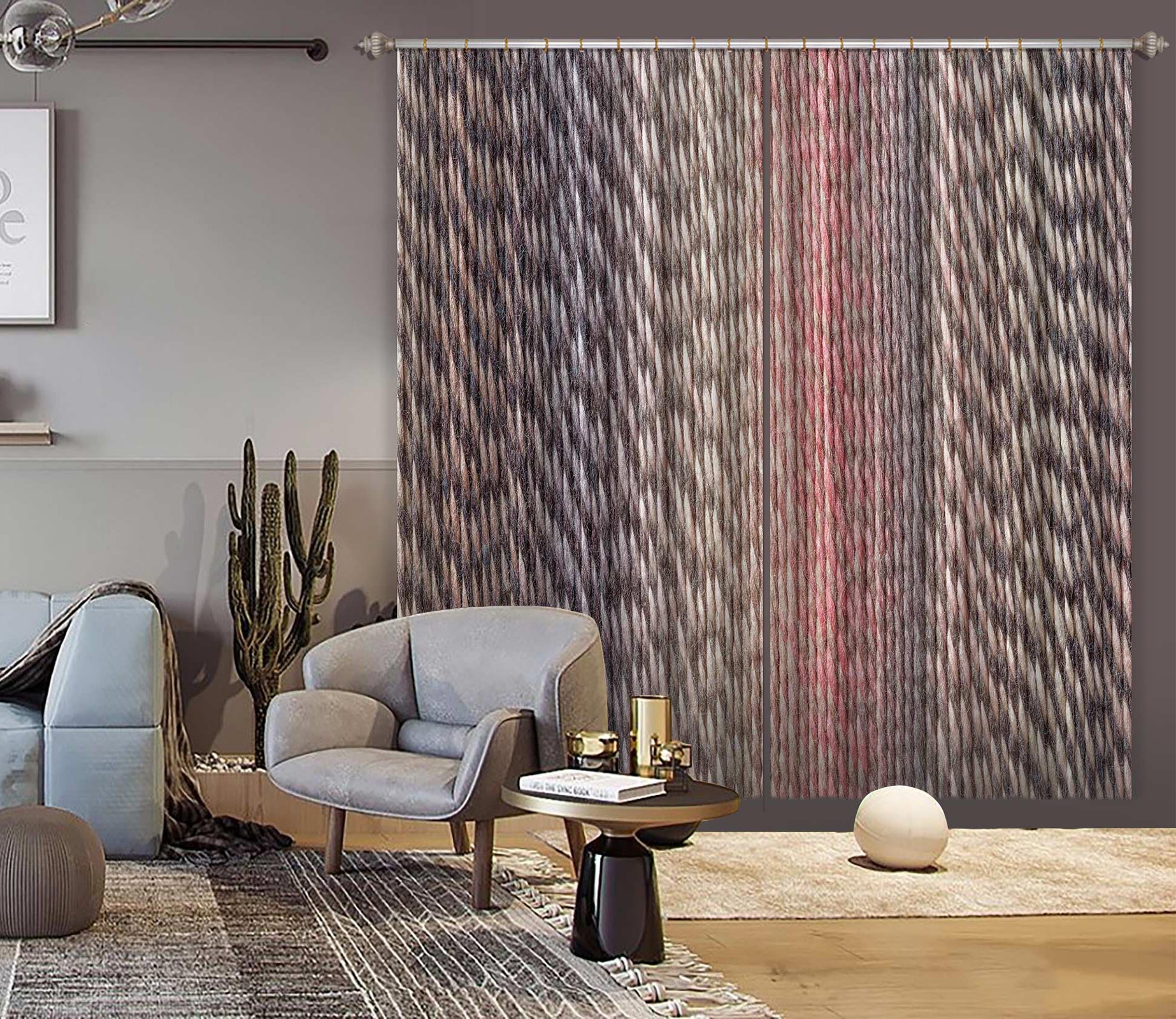 3D Color Texture 6578 Assaf Frank Curtain Curtains Drapes