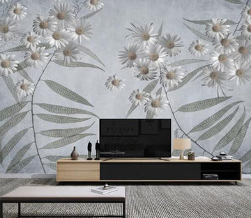 3D Chrysanthemum WC1375 Wall Murals