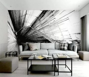 3D Black Inkjet 160 Wall Murals Wallpaper AJ Wallpaper 2 