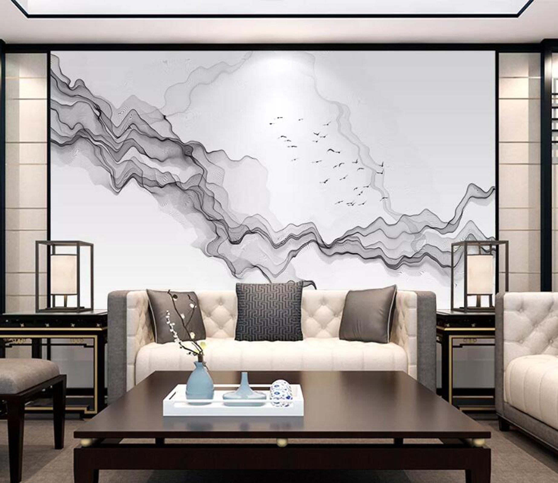 3D Abstract Valley WC59 Wall Murals Wallpaper AJ Wallpaper 2 