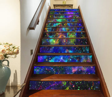 3D Charming Galaxy 472 Stair Risers