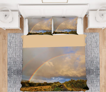 3D Scottish Rainbow 1020 Jerry LoFaro bedding Bed Pillowcases Quilt