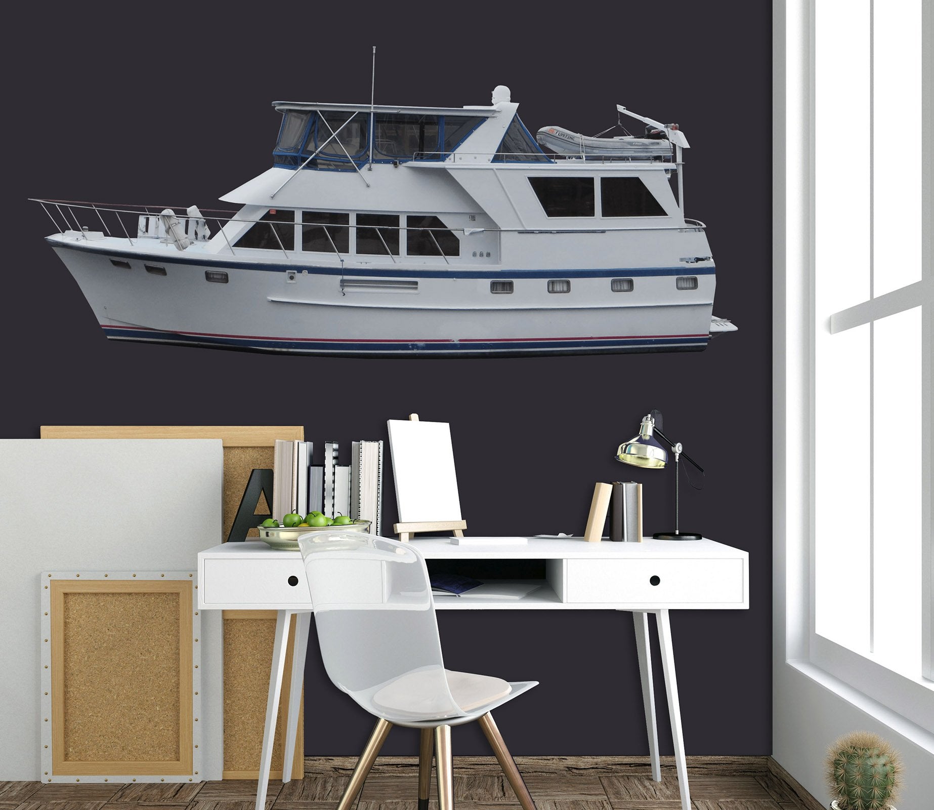 3D Yacht 0035 Vehicles Wallpaper AJ Wallpaper 