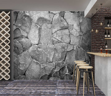 3D Stones Stacked 1930 Wall Murals