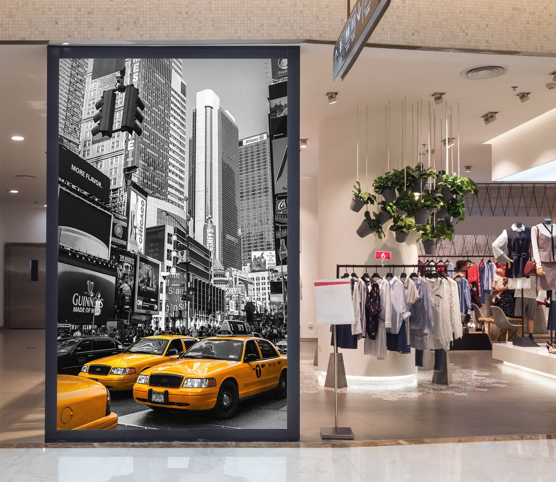 3D yellow cab on the street 23 Wall Murals Wallpaper AJ Wallpaper 2 