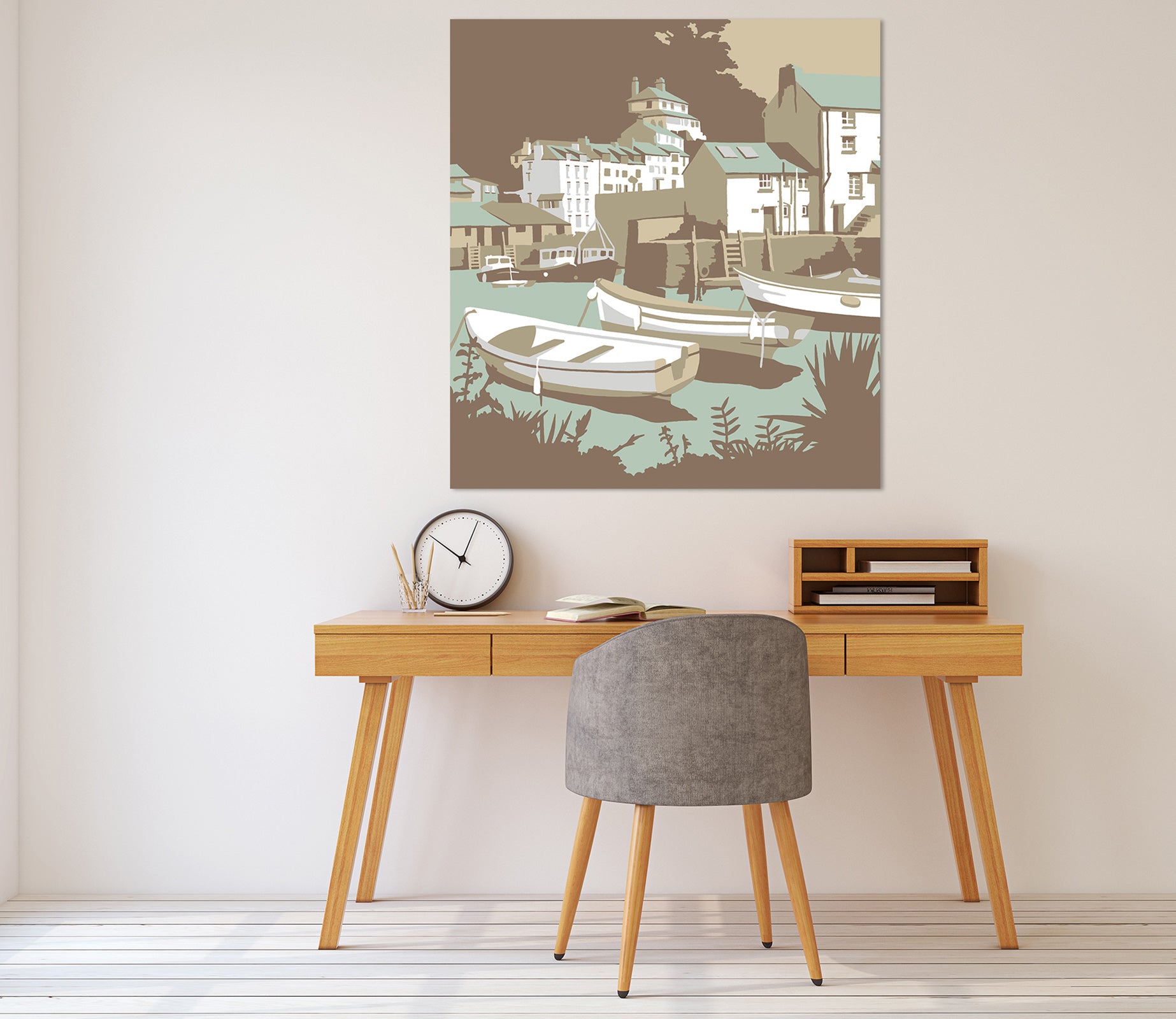 3D Polperro 044 Steve Read Wall Sticker