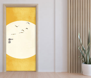 3D Sun Birds 10155 Boris Draschoff Door Mural