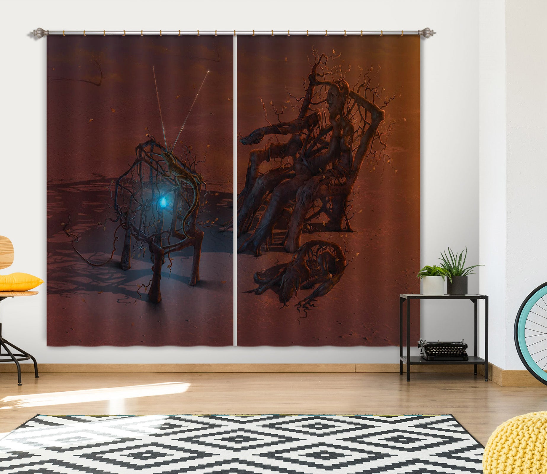 3D Remote 064 Vincent Hie Curtain Curtains Drapes