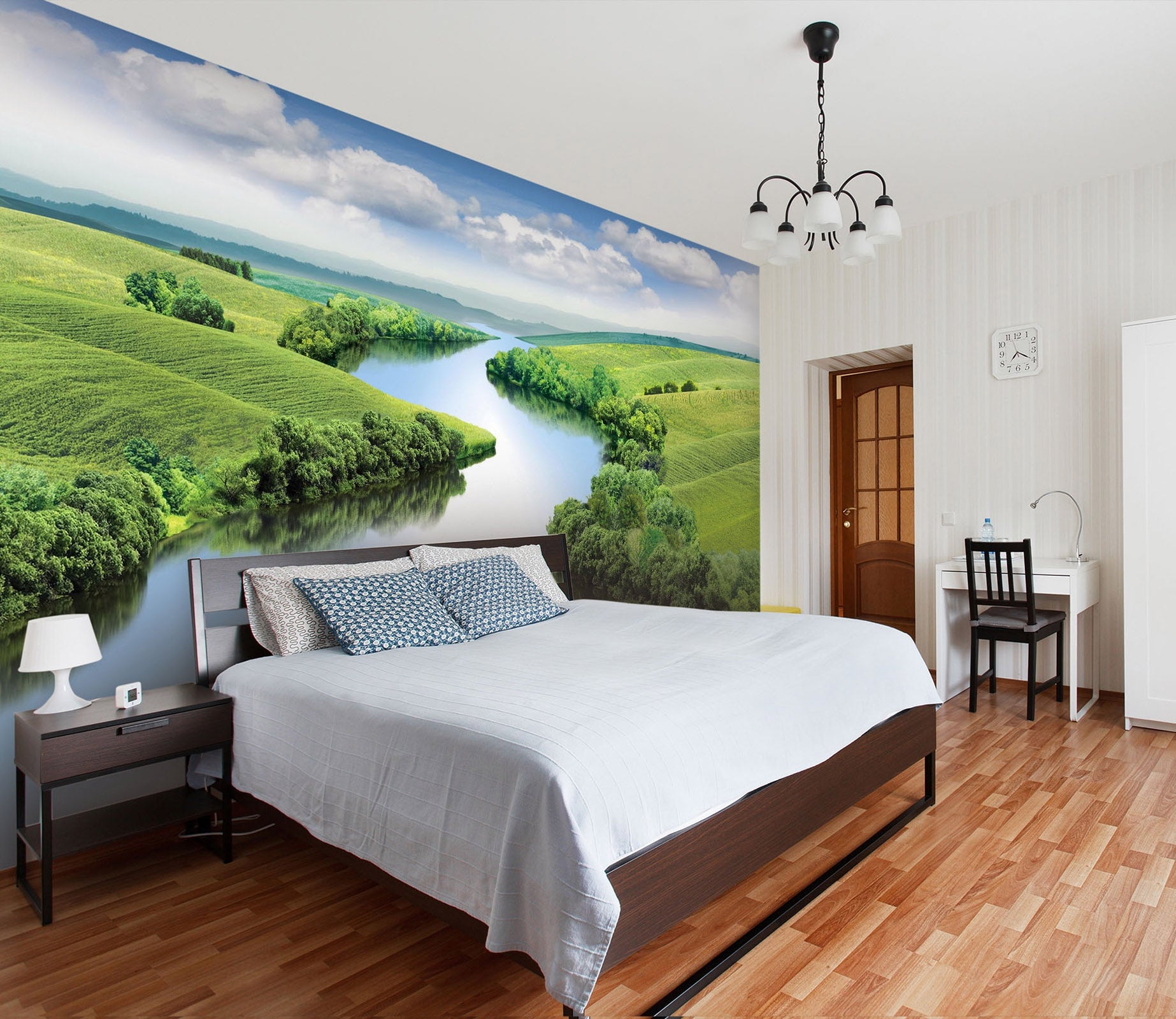 3D Curved Lake Forest 40 Wall Murals Wallpaper AJ Wallpaper 2 