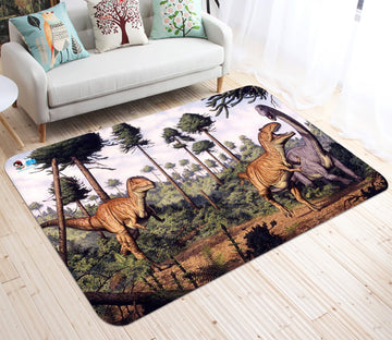 3D Empty Wood Dinosaur 84 Non Slip Rug Mat Mat AJ Creativity Home 
