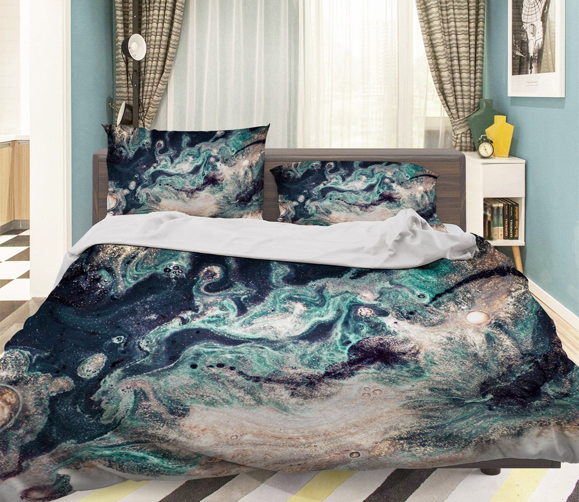 3D Abstract Element 053 Bed Pillowcases Quilt Wallpaper AJ Wallpaper 