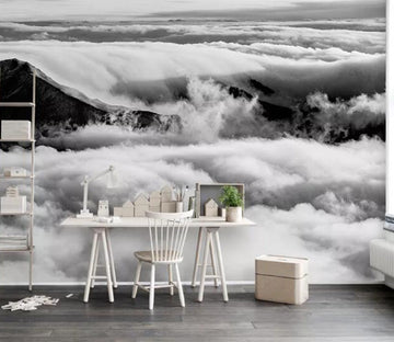 3D Misty Waterfall WG09 Wall Murals Wallpaper AJ Wallpaper 2 