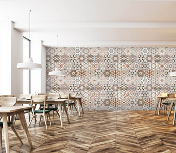 3D Vintage Mosaic 035 Marble Tile Texture Wallpaper AJ Wallpaper 2 