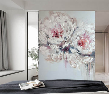 3D White Art Flower 273 Skromova Marina Wall Mural Wall Murals