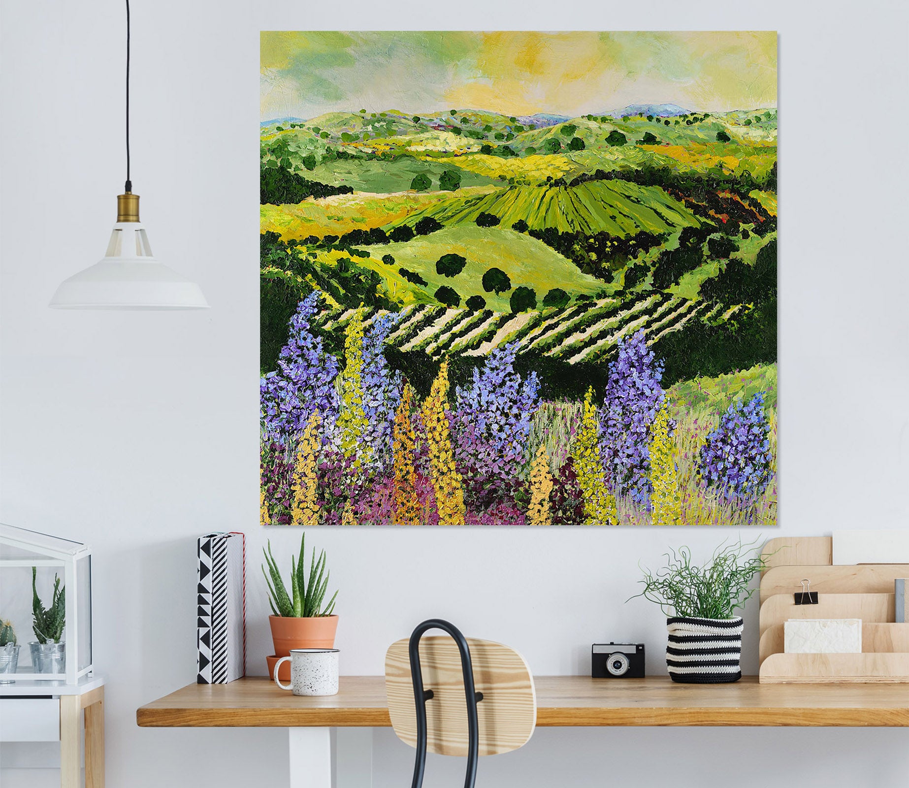 3D Wildflower Ridge 134 Allan P. Friedlander Wall Sticker