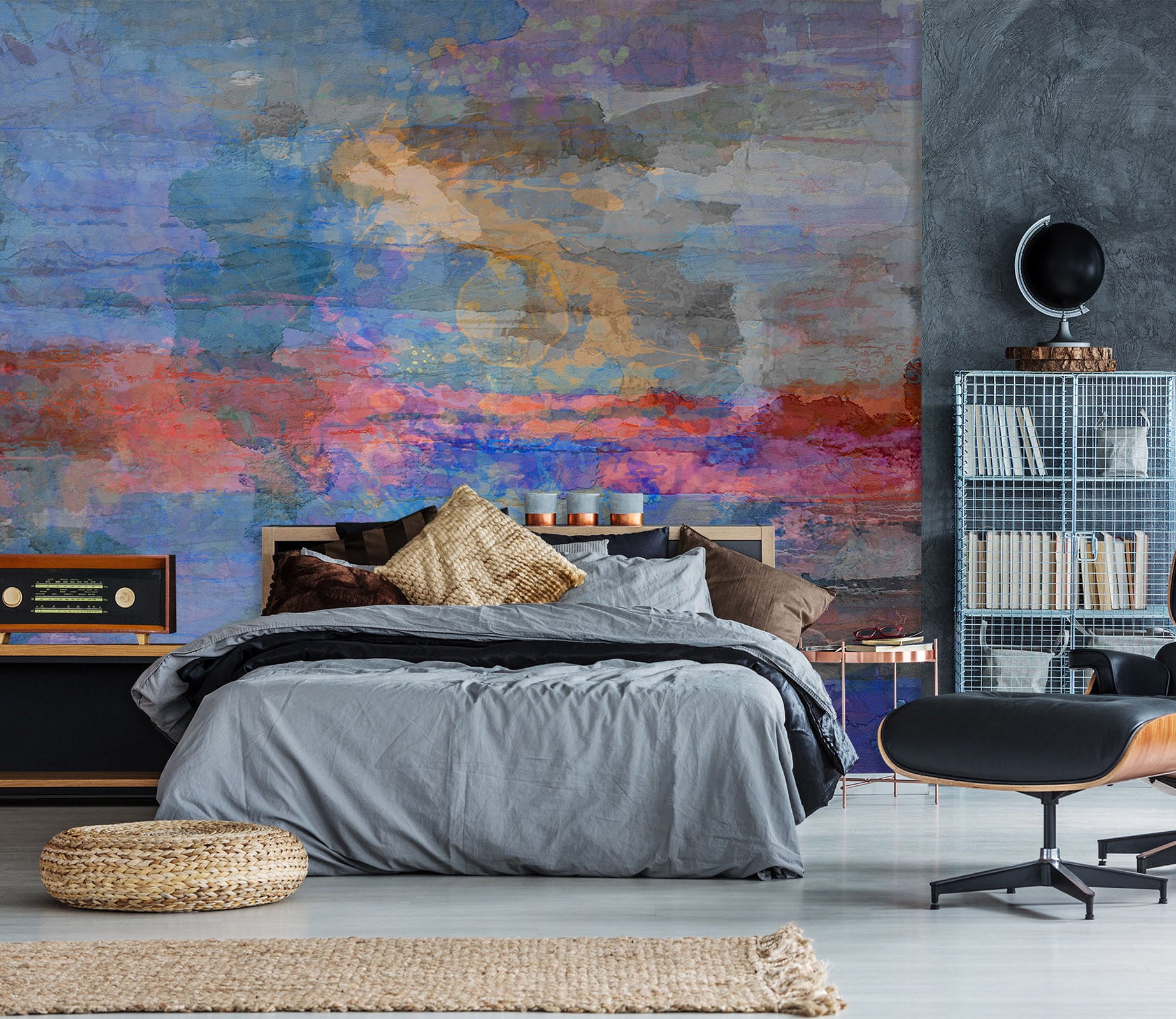 3D Sea Dusk 1526 Michael Tienhaara Wall Mural Wall Murals