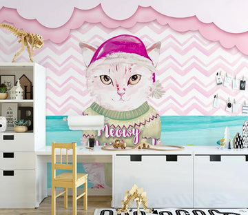 3D Warm Cute Kitten 1115 Wall Murals