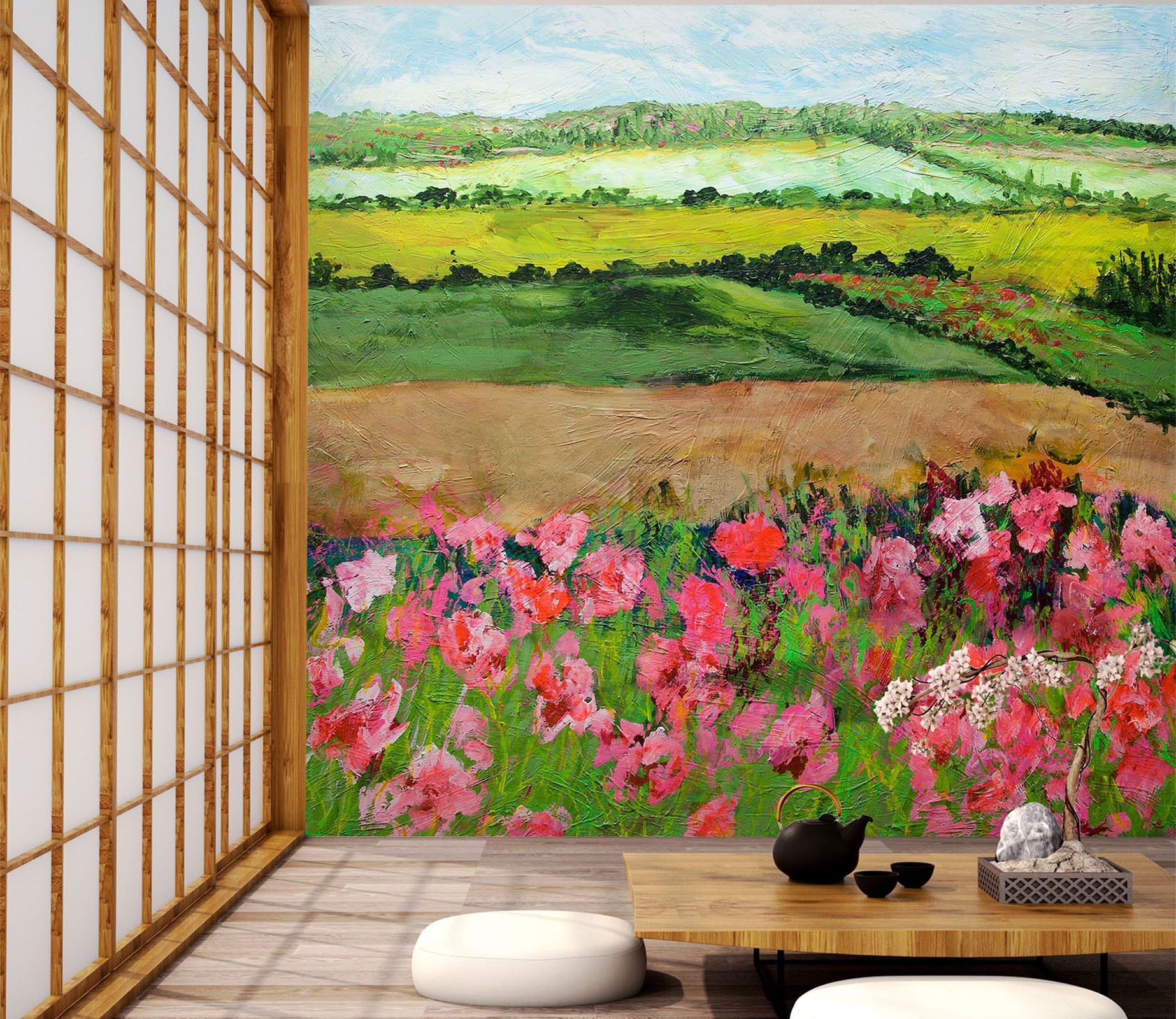 3D Ginger Green 212 Allan P. Friedlander Wall Mural Wall Murals