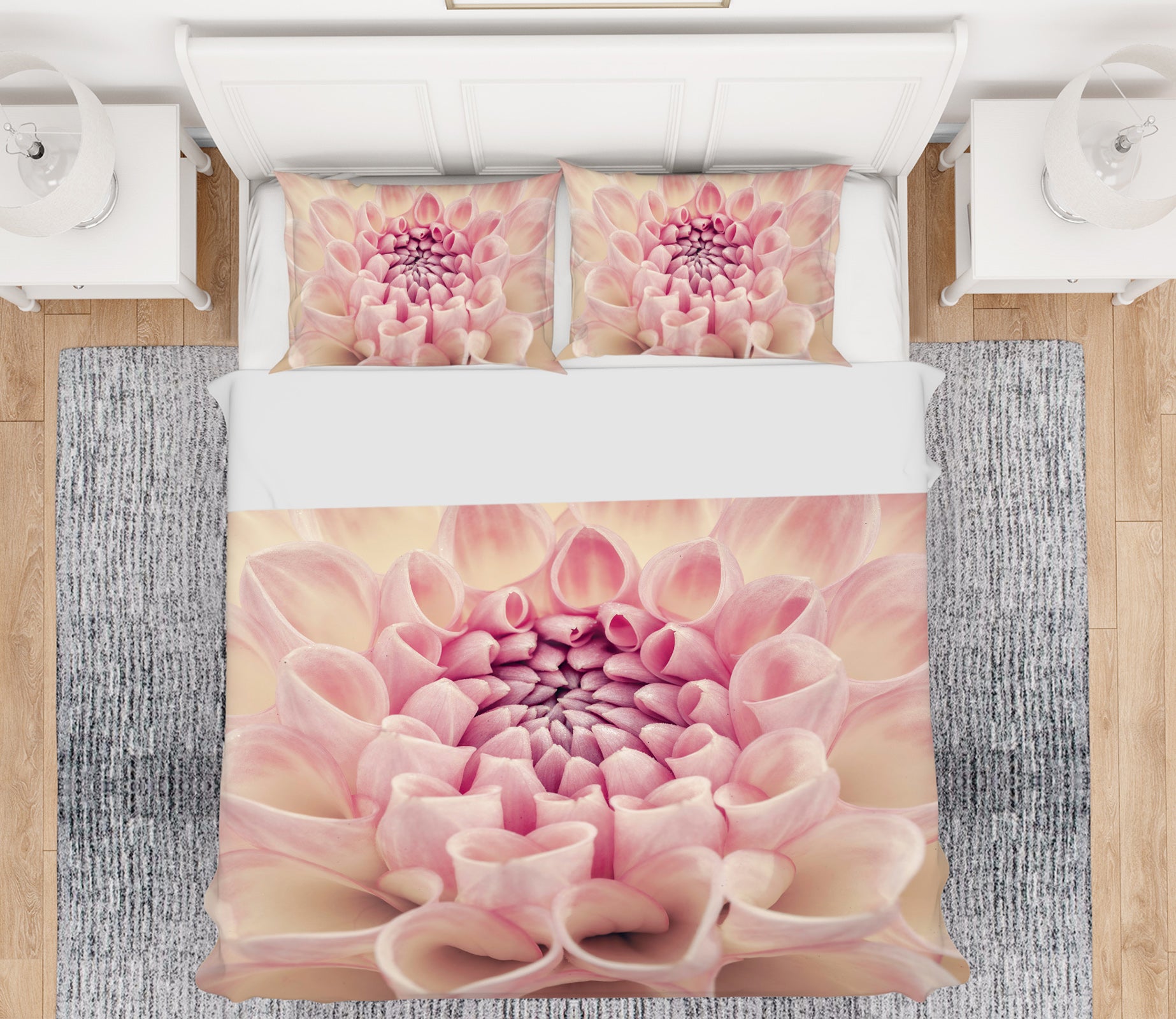 3D Pink Flower Bud 7131 Assaf Frank Bedding Bed Pillowcases Quilt Cover Duvet Cover