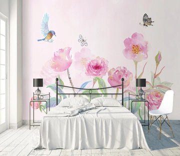3D Colored Flowers WC50 Wall Murals Wallpaper AJ Wallpaper 2 