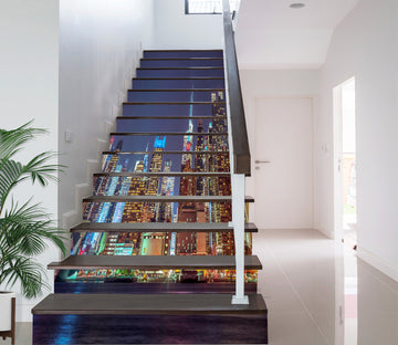 3D Night High-Rise Buildings 9997 Assaf Frank Stair Risers