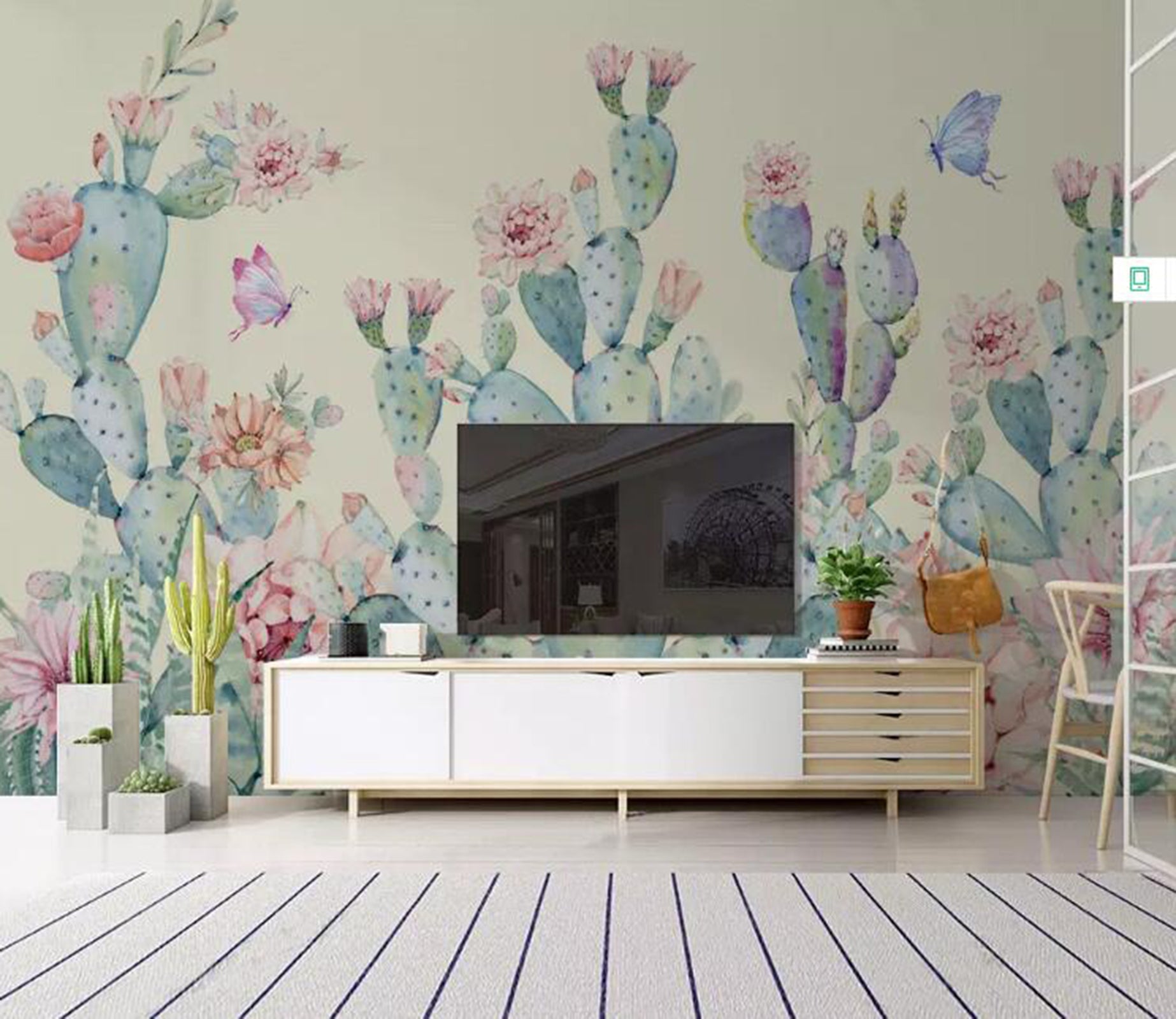 3D Color Plant WG15 Wall Murals Wallpaper AJ Wallpaper 2 