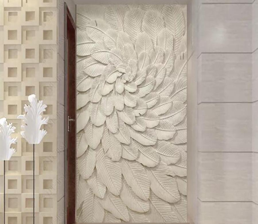 3D White Feather 225 Vehicle Wall Murals Wallpaper AJ Wallpaper 