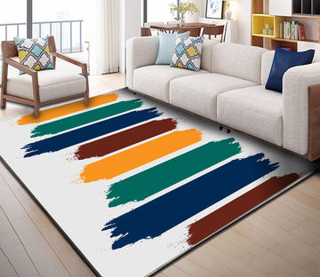 3D Colored Lines WG112 Non Slip Rug Mat Mat AJ Creativity Home 