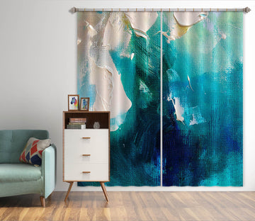 3D Blue Oil Painting 2393 Skromova Marina Curtain Curtains Drapes