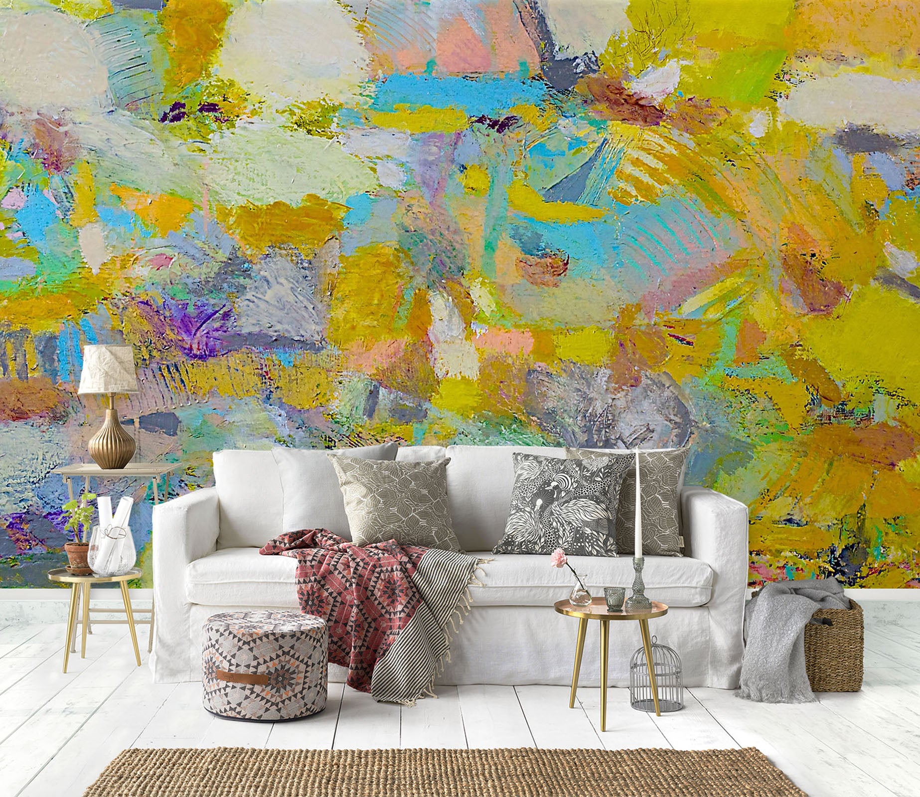 3D Color Art 103 Allan P. Friedlander Wall Mural Wall Murals