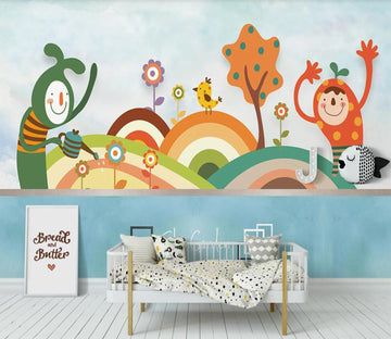 3D Flowers In A Fairy Tale 2398 Wall Murals