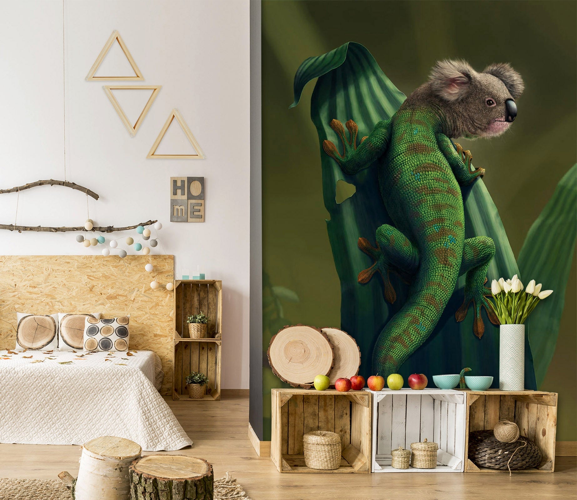 3D Gekoala 1514 Wall Murals Exclusive Designer Vincent Wallpaper AJ Wallpaper 