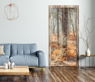 3D Trees Grass 5132 Assaf Frank Door Mural