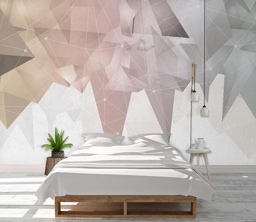 3D Color Rhombus 1087 Wall Murals
