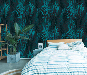 3D Leaf Graphic 42 Wall Murals