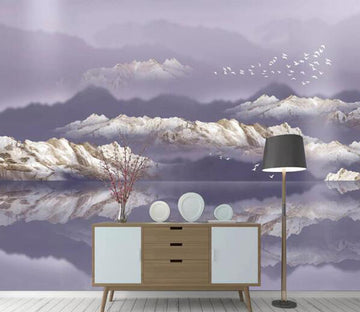 3D White Mountains WC2081 Wall Murals