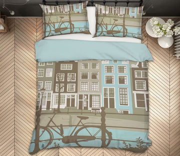 3D City London Building 20118 Steve Read Bedding Bed Pillowcases Quilt