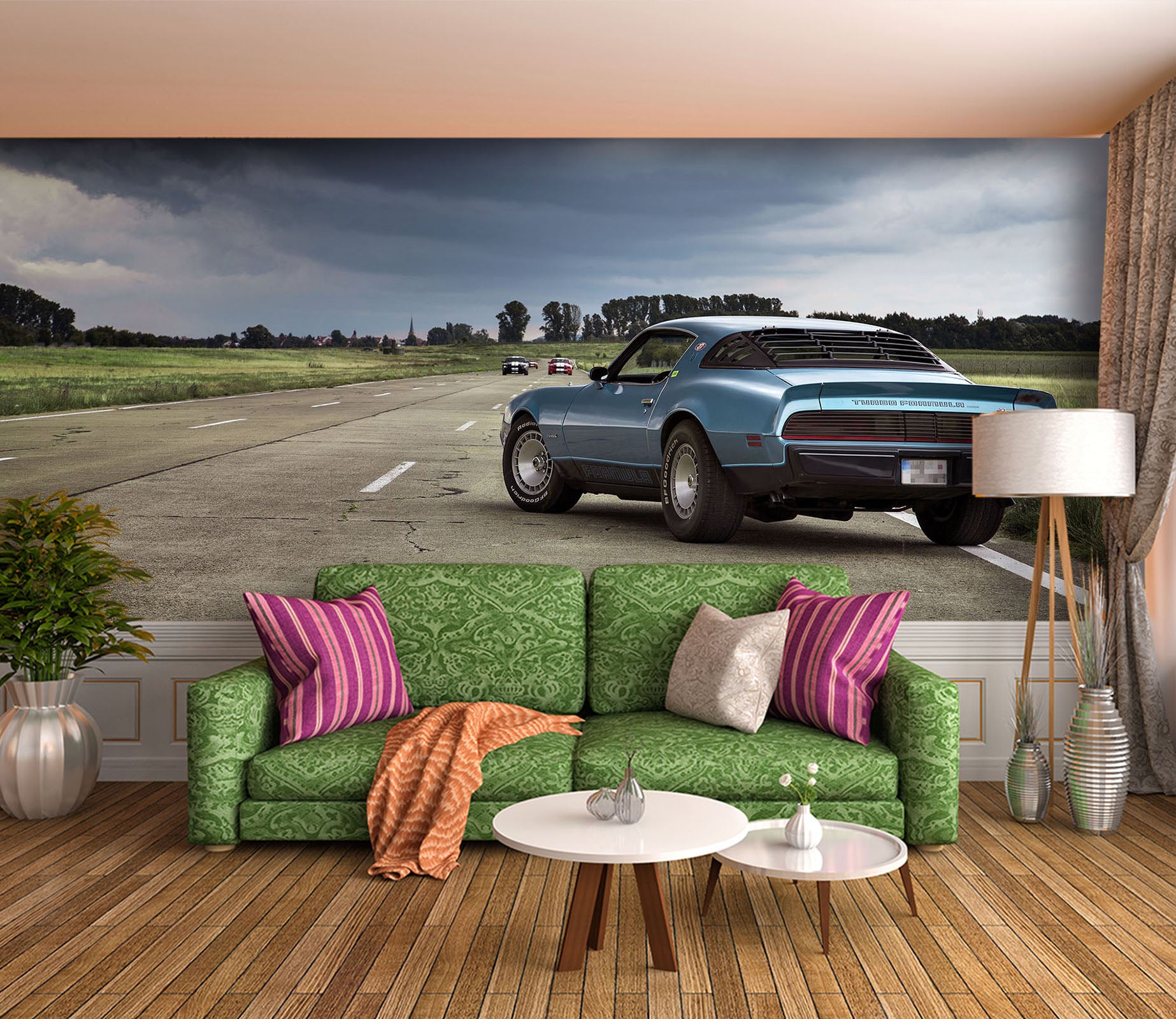 3D Shelby Luxury Car 190 Vehicle Wall Murals
