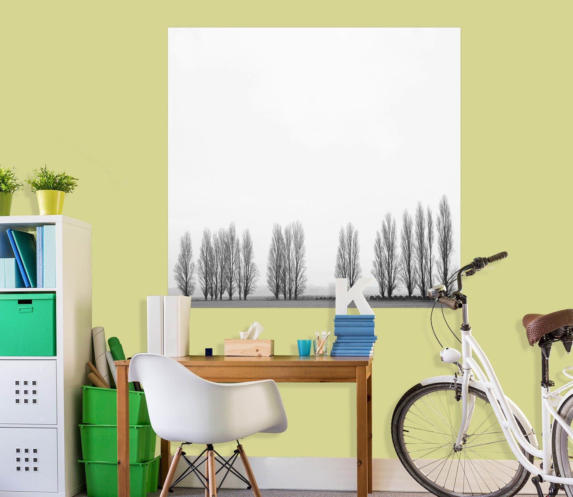 3D Black Trees 137 Marco Carmassi Wall Sticker