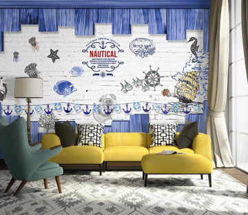 3D Nautical Tools WC48 Wall Murals Wallpaper AJ Wallpaper 2 