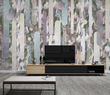 3D Color Pattern WC1394 Wall Murals