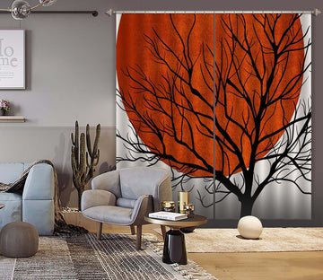 3D Warm Winter 066 Boris Draschoff Curtain Curtains Drapes