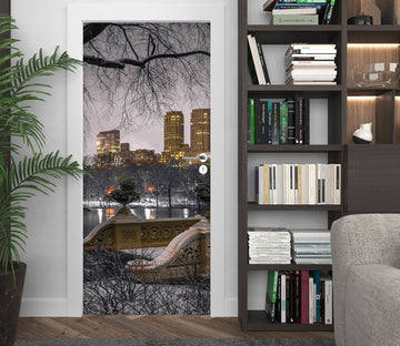 3D City Park Building 106130 Assaf Frank Door Mural