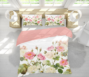 3D Red Lotus 042 Uta Naumann Bedding Bed Pillowcases Quilt