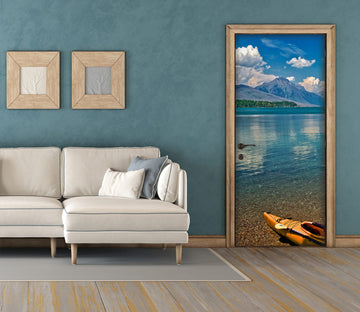 3D Mountains Lakeside 110206 Kathy Barefield Door Mural