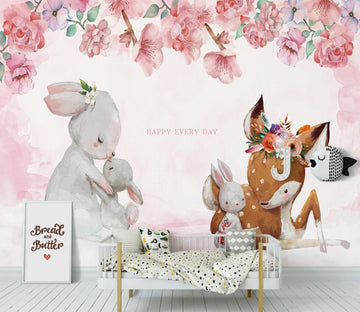 3D Love Animals 2375 Wall Murals