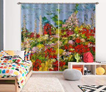 3D Forest Garden 193 Allan P. Friedlander Curtain Curtains Drapes